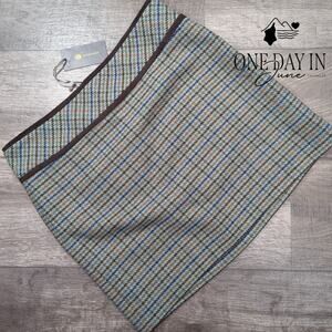 Outback Red Lined Mini Skirt Size 8